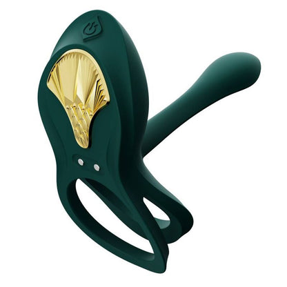Anelli vibranti stimolazione punto G Zalo bayek verde con telecomando