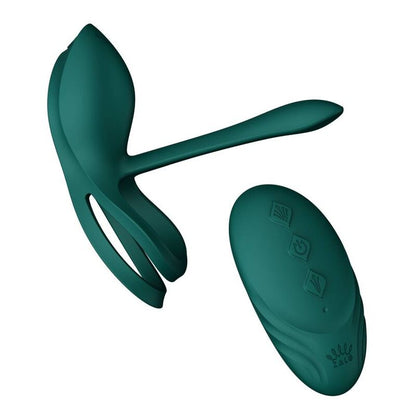 Anelli vibranti stimolazione punto G Zalo bayek verde con telecomando