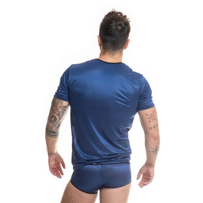 Anais homme - t-shirt marine l