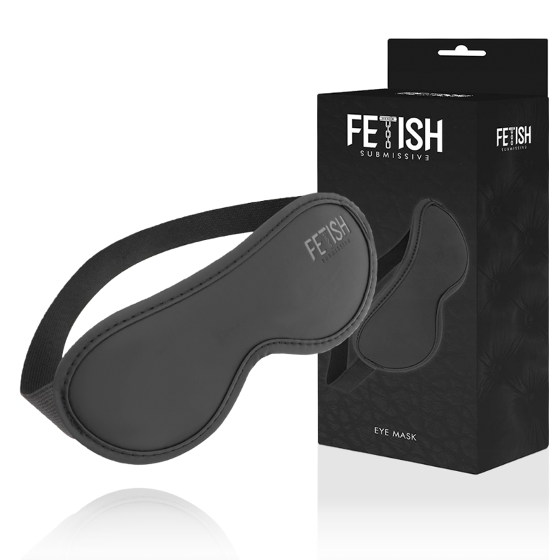 Fetish submissive antifaz cuero vegano ii