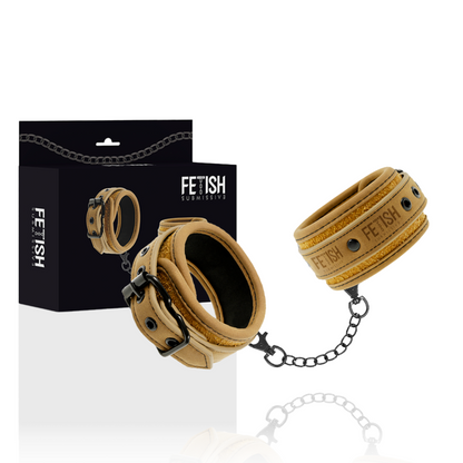 FETISH SUBMISSIVE ORIGIN - MANETTE IN PELLE VEGANA CON FODERA IN NEOPRENE