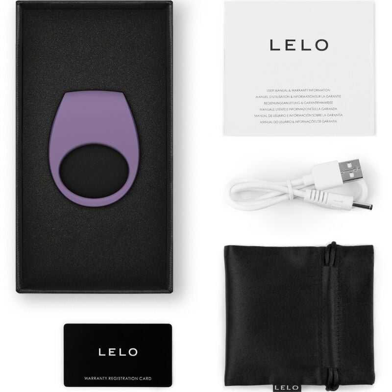 Lelo - vibrating ring tor 3  violet dusk