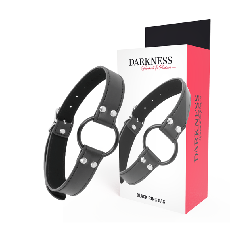 Darkness black gag ring 3.6cm