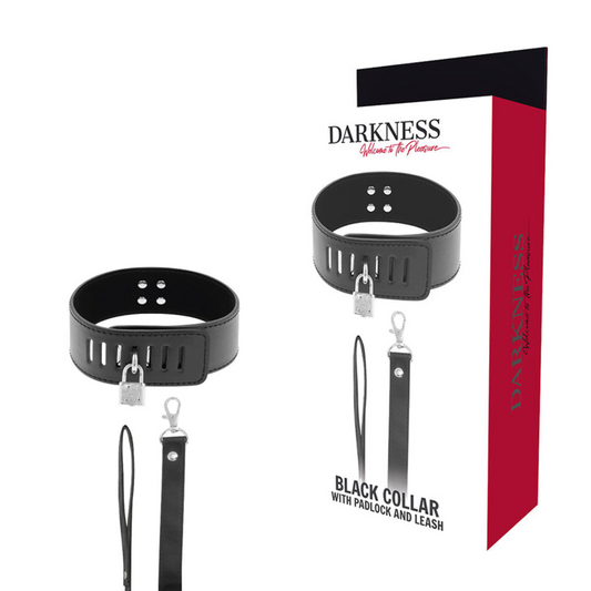 Dark ness locking posture collar - black