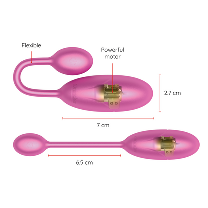 Oninder - denver vibrating egg pink 7 x 2.7 cm free app