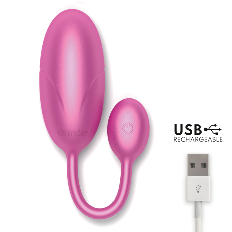 Oninder - tokyo vibrating egg pink 7.5 x 3.2 cm free app