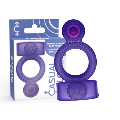 CASUAL LOVE - BAGUE DOUBLE PLAISIR LILAS