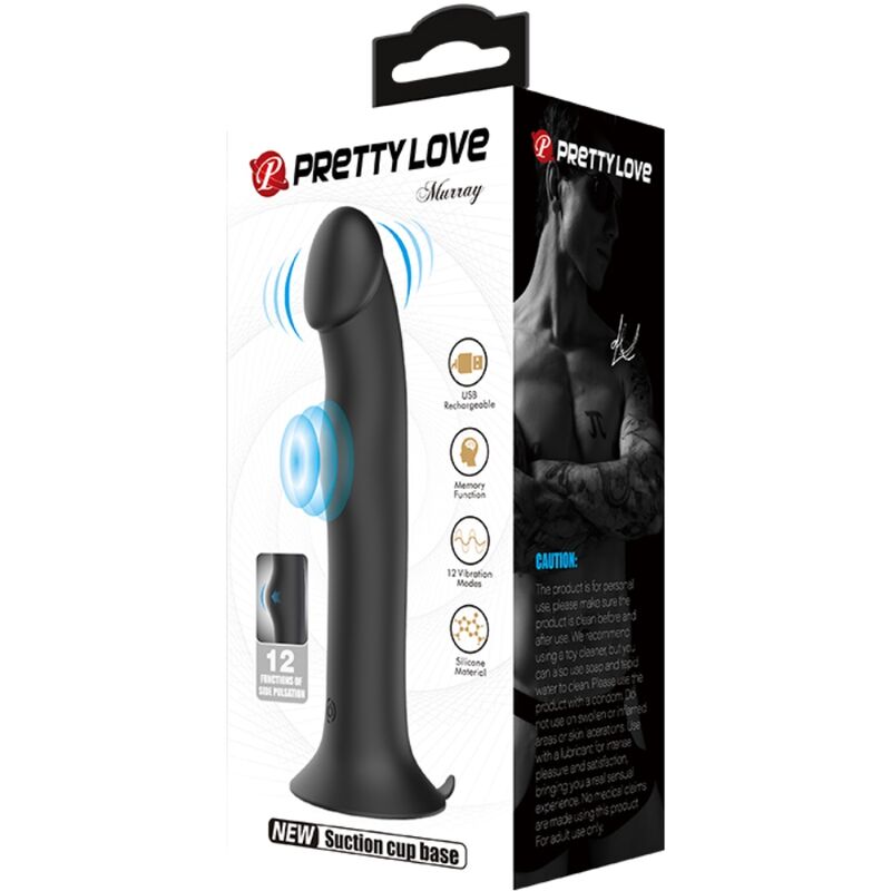 Pretty love - murray vibratore e stimolatore nero