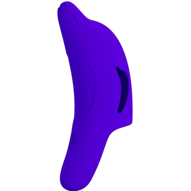 Pretty Love - delphini puissant stimulateur de doigt bleu foncé