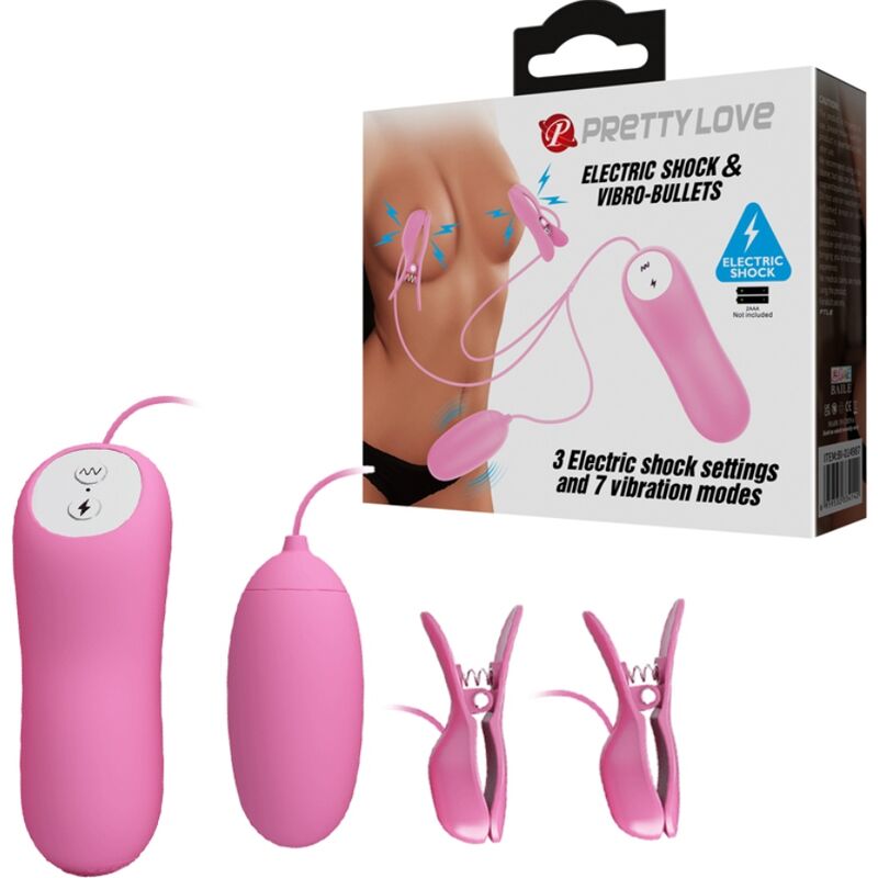 Pretty love - eletric shock and vibro-bullets pink