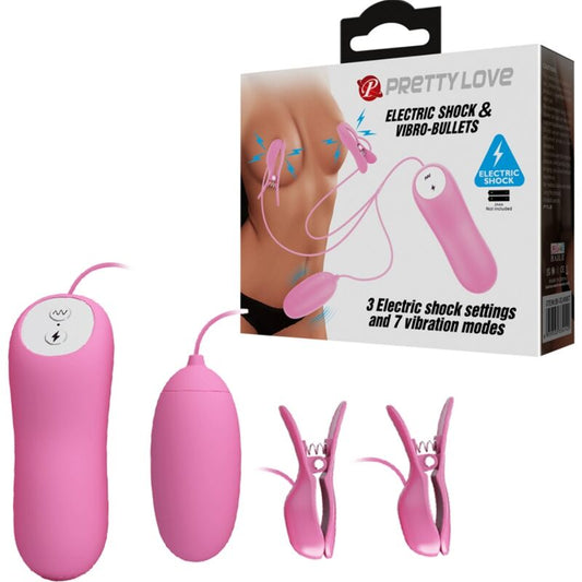 Pretty love - eletric shock and vibro-bullets pink
