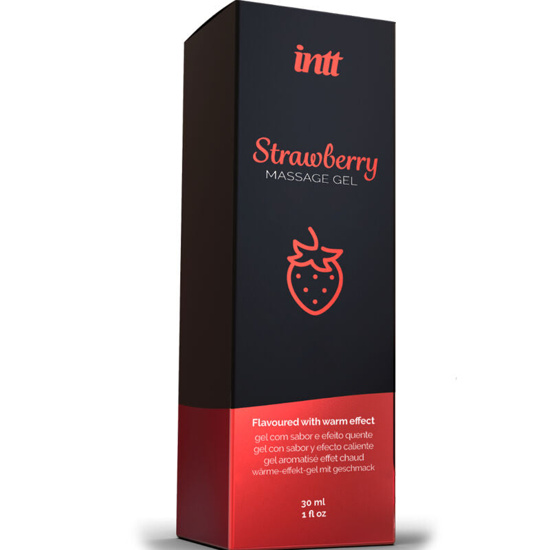 Intt - gel de massage fraise