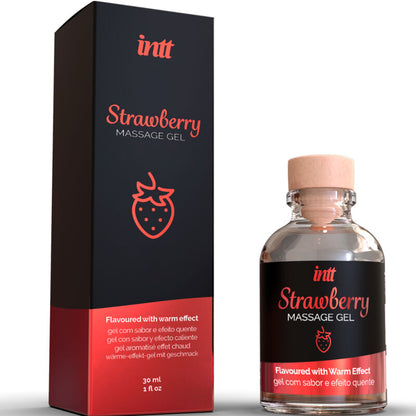 Intt - gel de massage fraise