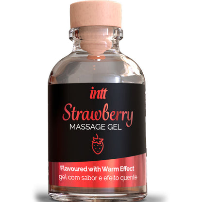 Intt - gel de massage fraise