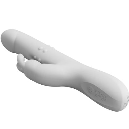 PRETTY LOVE - VIBRATORE REESE CON ROTAZIONE ARGENTO