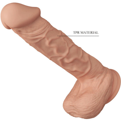 Bellissimo incontro bergrisi dildo realistico e flessibile 26 cm - carne