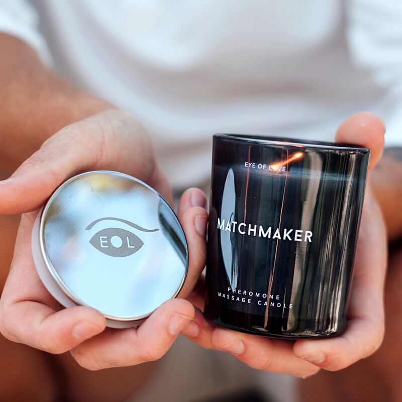 Eye of love - candela da massaggio con diamante nero matchmaker attract her 150ml