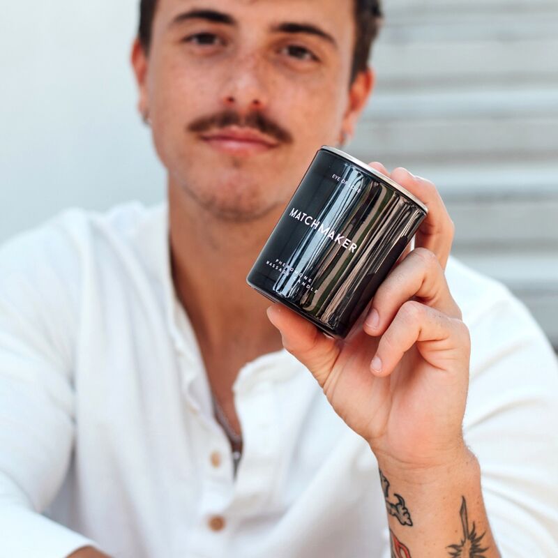 Eye of love - candela da massaggio con diamante nero matchmaker attract her 150ml