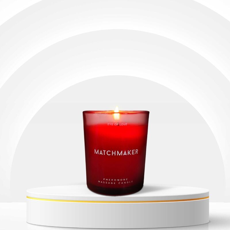Eye of love - matchmaker candela da massaggio con diamante rosso attract him 150ml