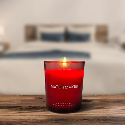 Eye of love - matchmaker candela da massaggio con diamante rosso attract him 150ml
