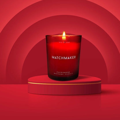 Eye of love - matchmaker candela da massaggio con diamante rosso attract him 150ml
