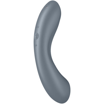 Succhia clitoride e vibratore punto g Satisfyer Curve Trinity 1 grigio