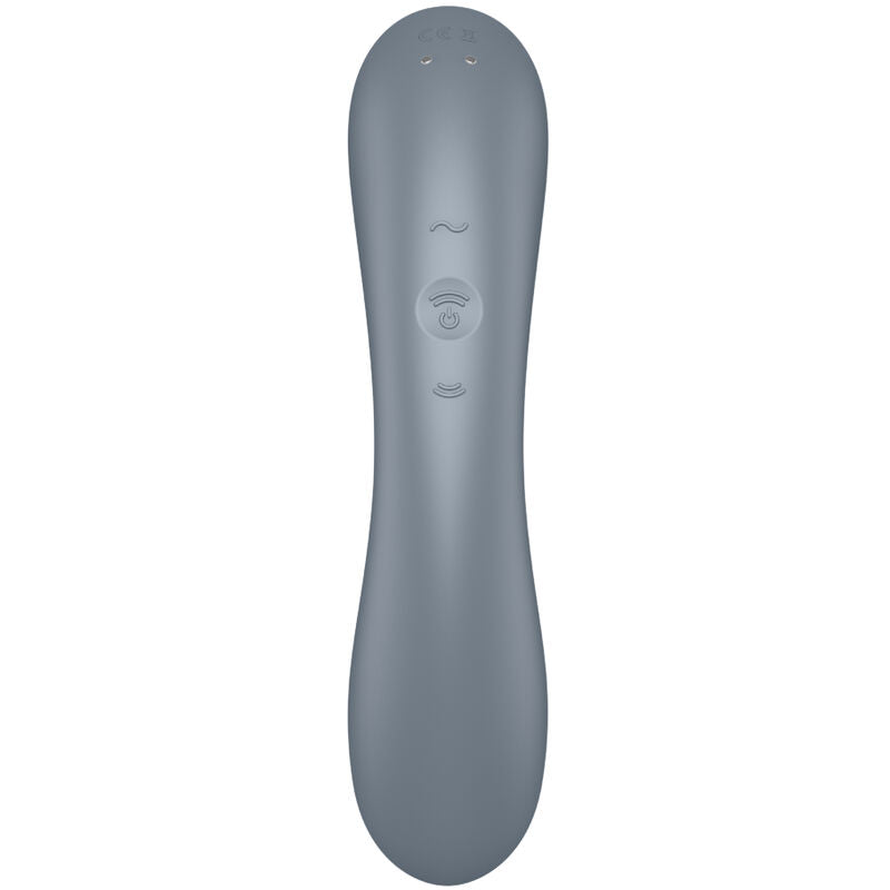 Succhia clitoride e vibratore punto g Satisfyer Curve Trinity 1 grigio
