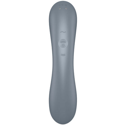 Succhia clitoride e vibratore punto g Satisfyer Curve Trinity 1 grigio