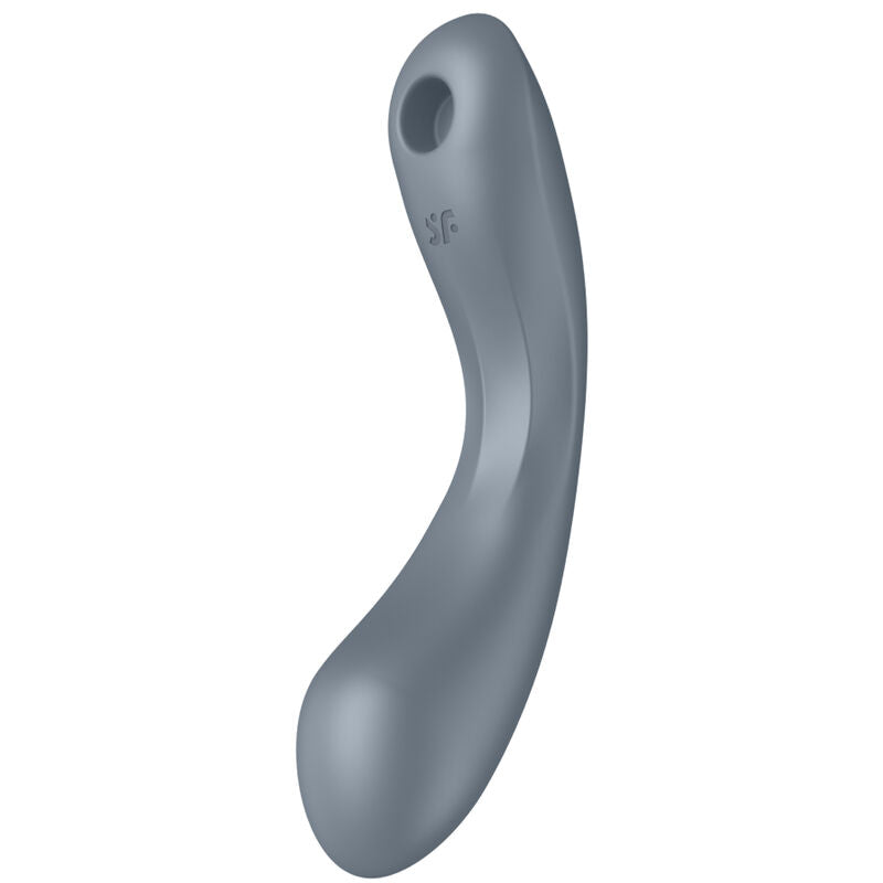 Succhia clitoride e vibratore punto g Satisfyer Curve Trinity 1 grigio