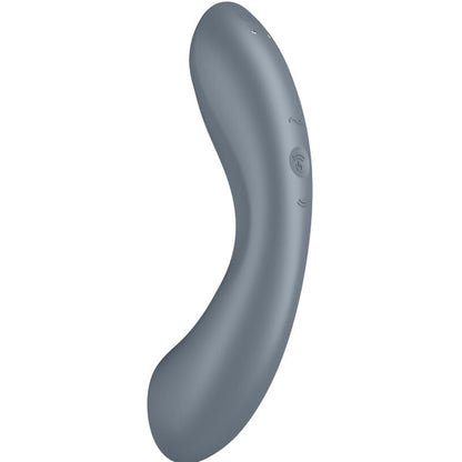 Succhia clitoride e vibratore punto g Satisfyer Curve Trinity 1 grigio