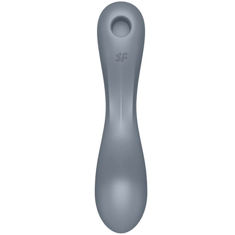 Succhia clitoride e vibratore punto g Satisfyer Curve Trinity 1 grigio