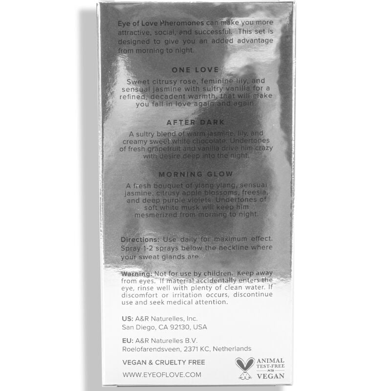Eye of love - eol phr parfum 10ml set/3 - morning glow, one love, after dark