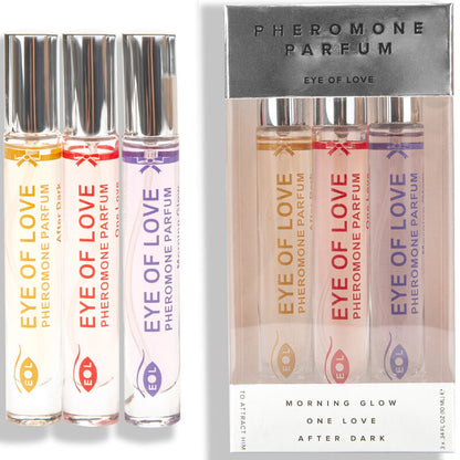 Eye of love - eol phr parfum 10ml set/3 - morning glow, one love, after dark