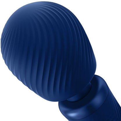 Fun factory - bacchetta vim in silicone ricaricabile vibrante pesata rumble blu mezzanotte