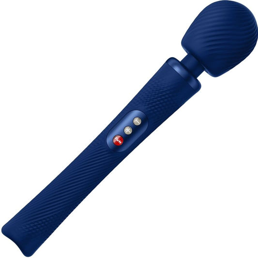 Fun factory - bacchetta vim in silicone ricaricabile vibrante pesata rumble blu mezzanotte