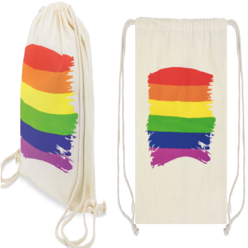Pride - zaino bandiera lgbt in cotone
