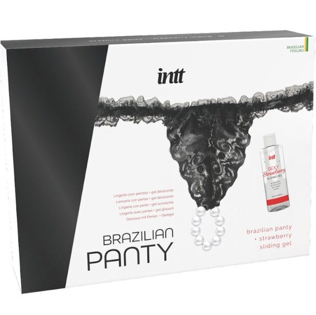Intt - panty brasiliano nero