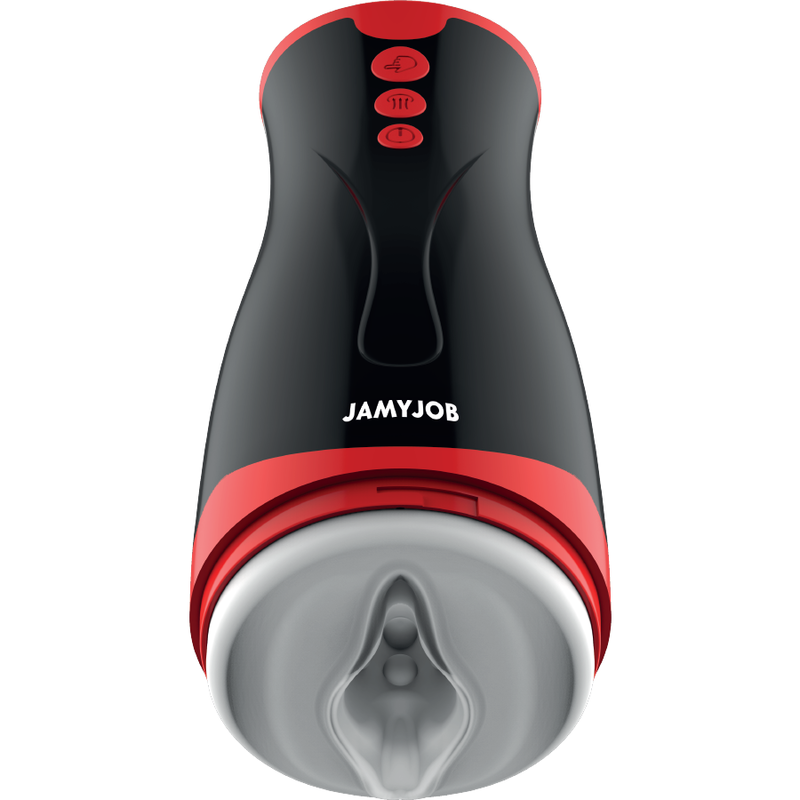 Masturbateur Homme Jamyjob Jango Noir/Rouge