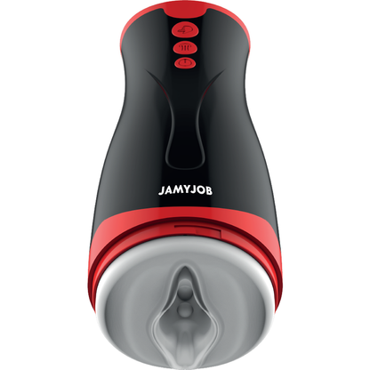 Masturbateur Homme Jamyjob Jango Noir/Rouge