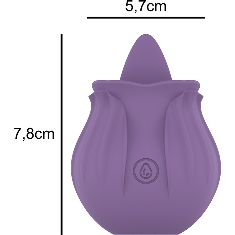 Intense - violet clit stimulating 10 vibrations purple