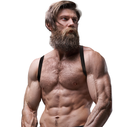 Atteggiamento fetish sottomesso - arn s eco leather back man