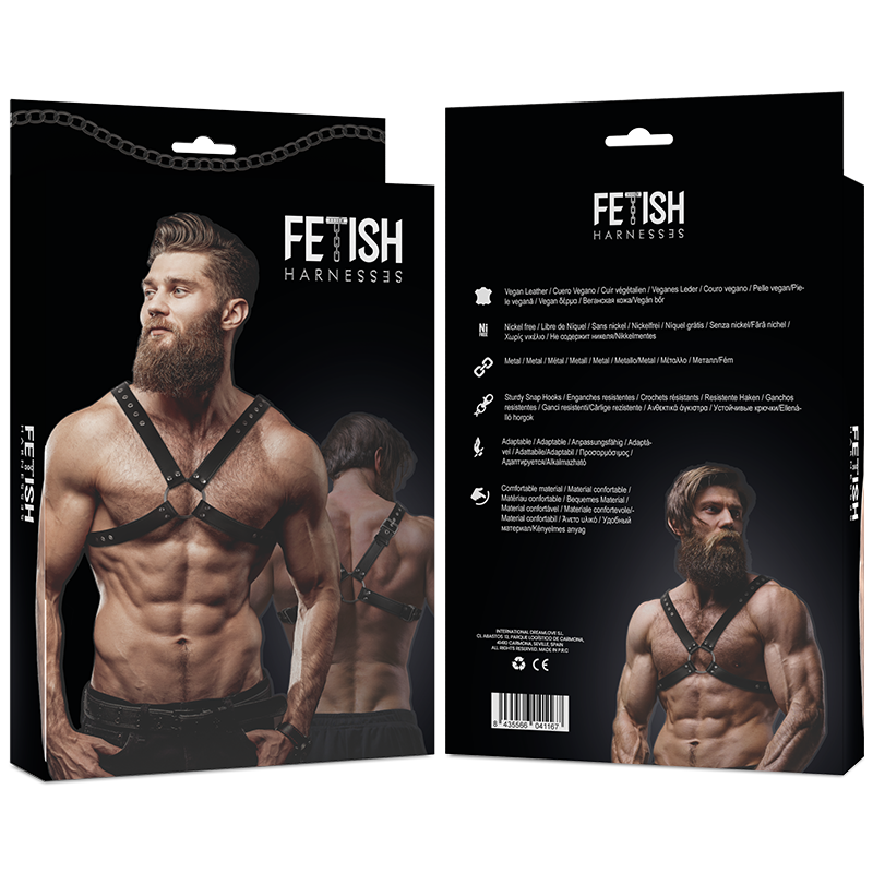 Atteggiamento fetish sottomesso - arn s eco pelle incrociata uomo