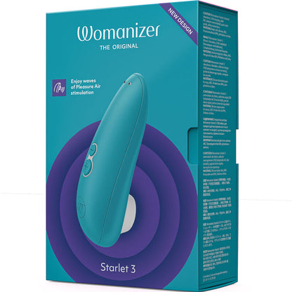 Succhia clitoride Womanizer Starlet 3 turchese