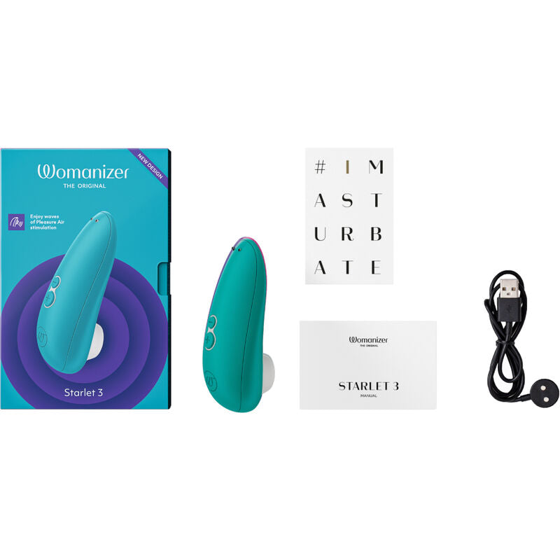 Succhia clitoride Womanizer Starlet 3 turchese