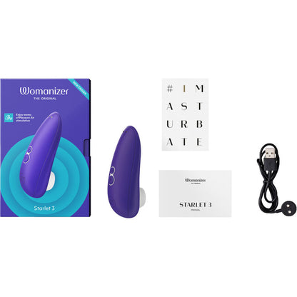 Sucette clitoridienne Womanizer Starlet 3 indigo