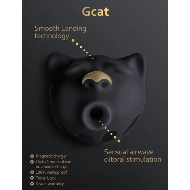 Succhia clitoride Gvibe Gcat nero