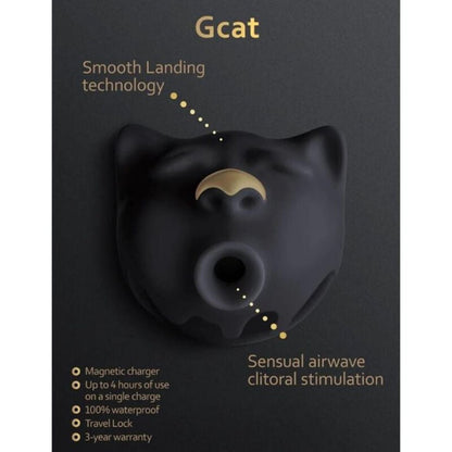 Succhia clitoride Gvibe Gcat nero