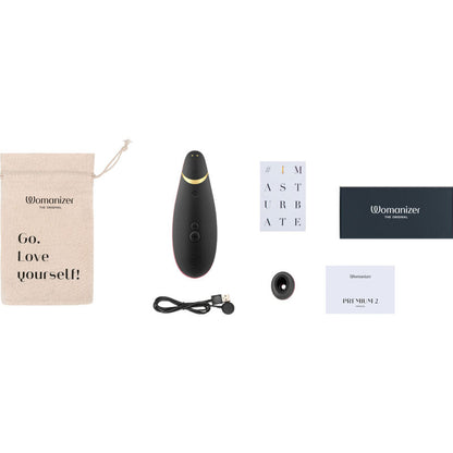 Sucette clitoridienne Womanizer Premium 2 noir