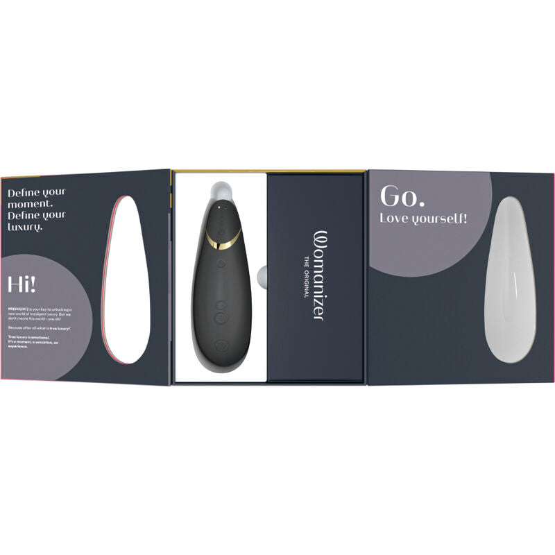 Sucette clitoridienne Womanizer Premium 2 noir
