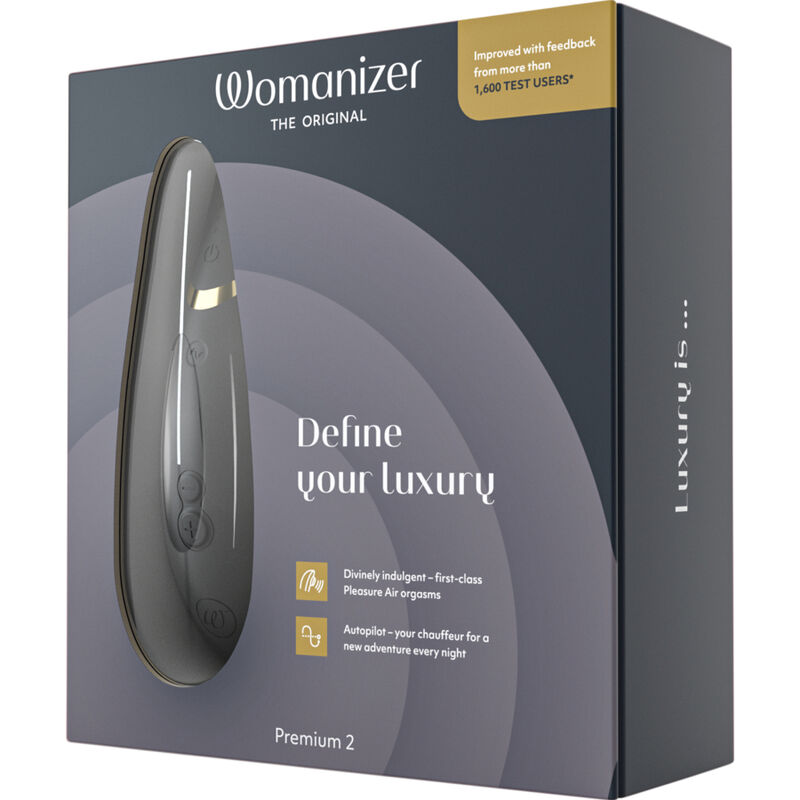Sucette clitoridienne Womanizer Premium 2 noir